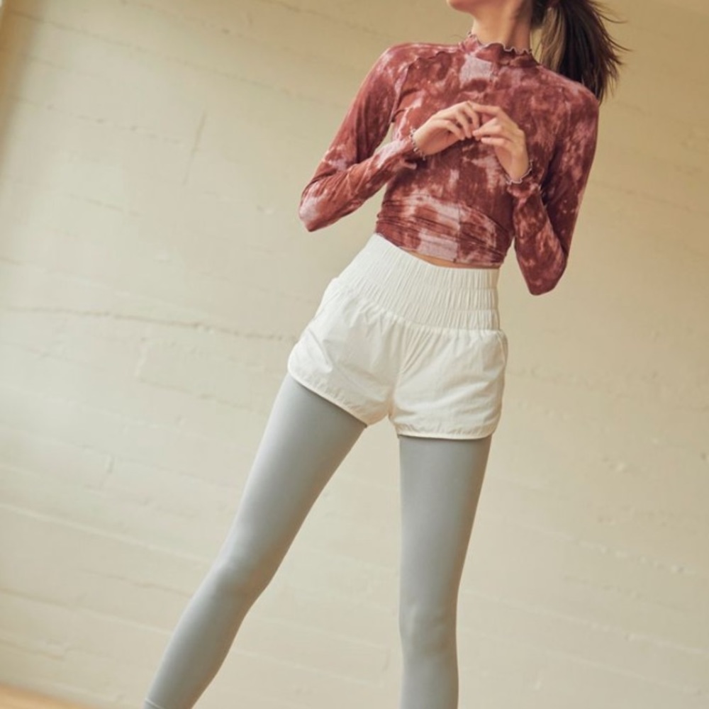 Free People fp movement The Way Home Shirts Small Optic White